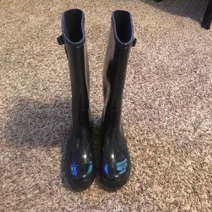 Navy Rain Boots